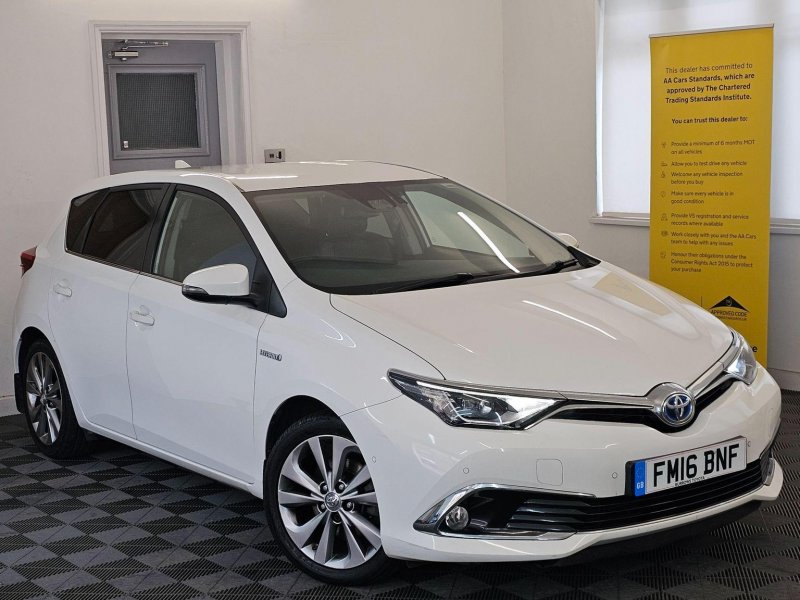 View TOYOTA AURIS 1.8 VVT-h Excel CVT Euro 6 (s/s) 5dr (Safety Sense)