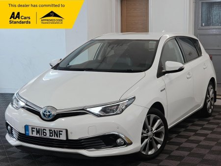 TOYOTA AURIS 1.8 VVT-h Excel CVT Euro 6 (s/s) 5dr (Safety Sense)